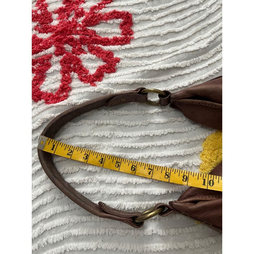 Frye Campus Hobo/Shoulder Bag Distressed Walnut Slouchy Western - Picture 14 of 14